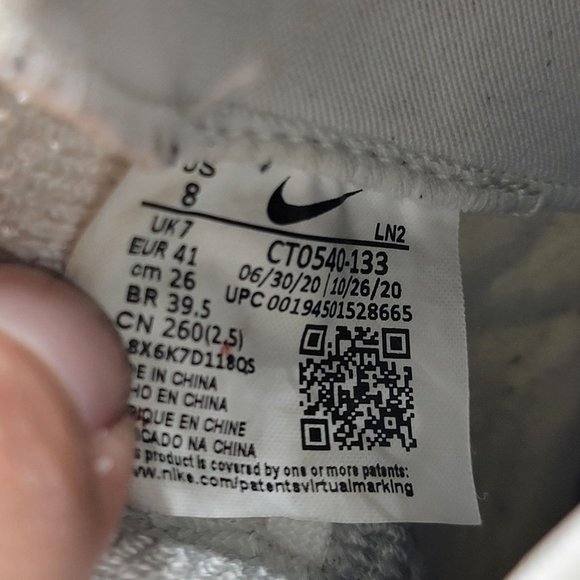 Nike Air Zoom Infinity Tour Mens 8 White Spiked Golf Shoes CT0540-133 - Picture 9 of 12